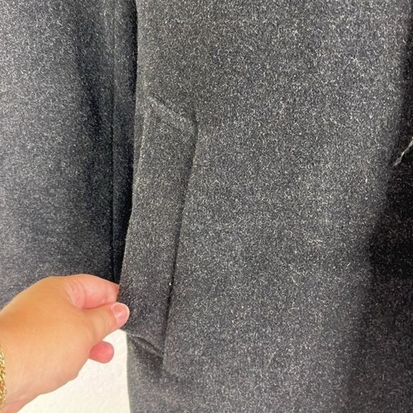 Hathaway Platinum Cashmere Wool Blend Coat Jacket - Picture 3 of 10